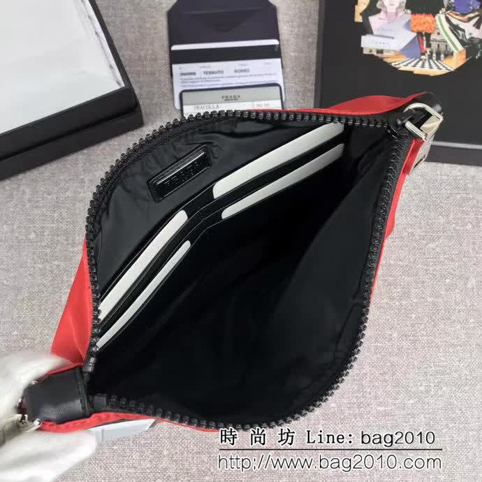 PRADA普拉達 專櫃同步 最新款式 限量版 時尚男士手包 2NH006 DD1159